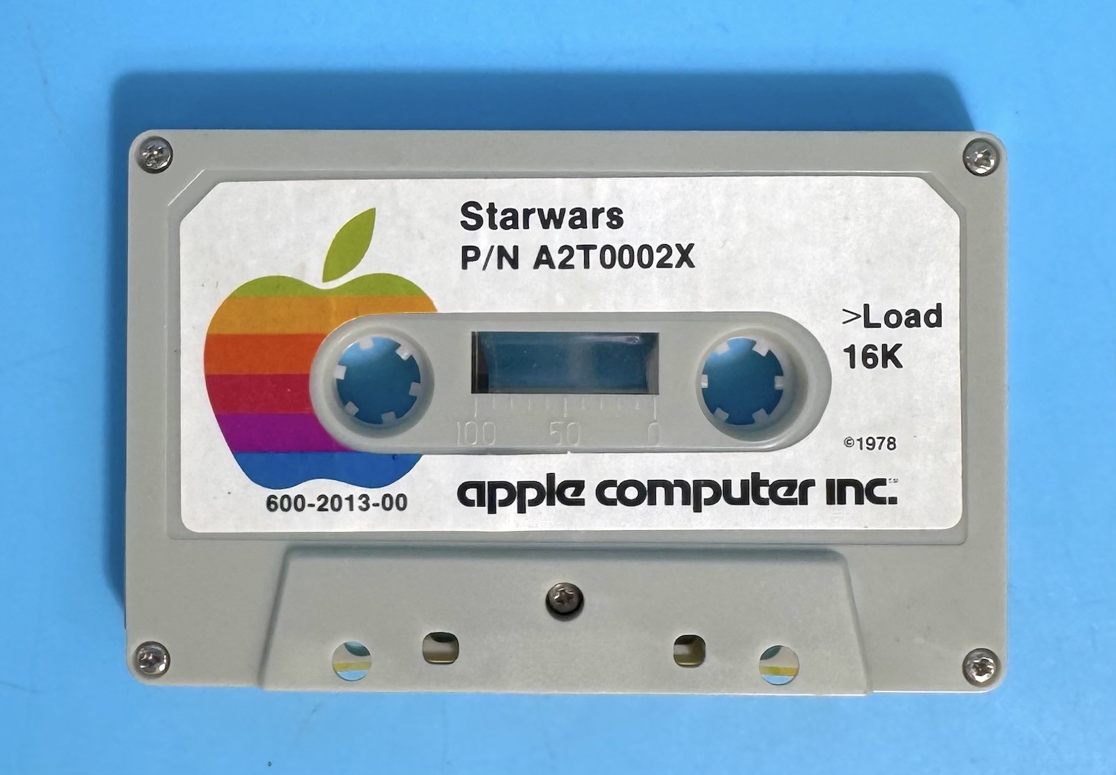 Apple II Starwars & Startrek A2T0002X 600-2013-00 Integer BASIC Cassette