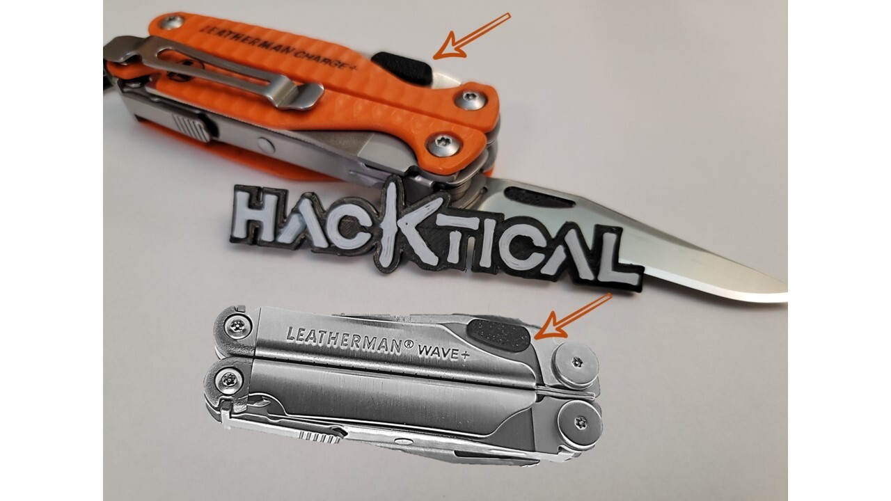 Leatherman Wave + and Charge + Textured Thumb Stud x3 - Lifetime Warranty