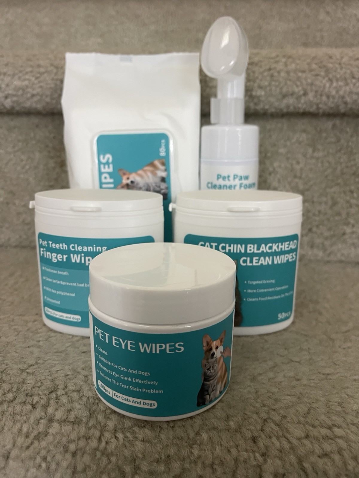Lot Of 5 Pet Cleaning Bundle