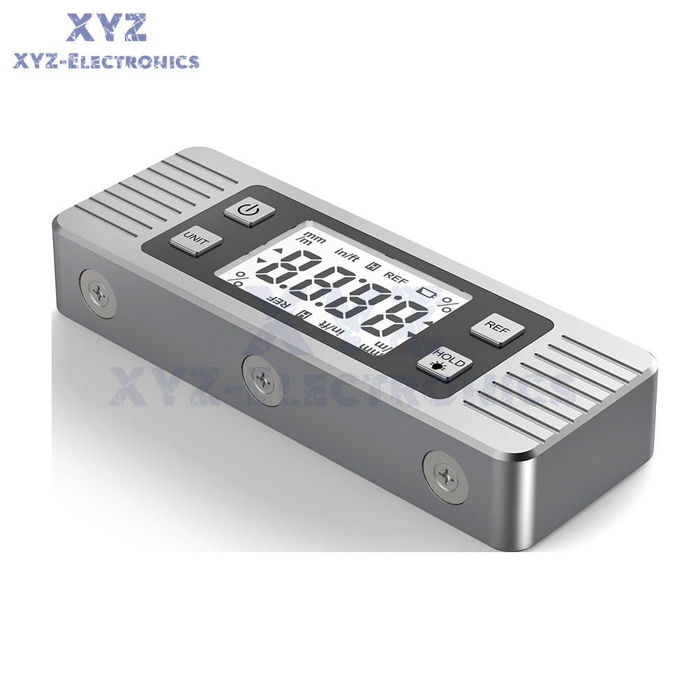 3in1 Magnetic Digital Protractor + Inclinometer + Level Scale angle slope 4*90°