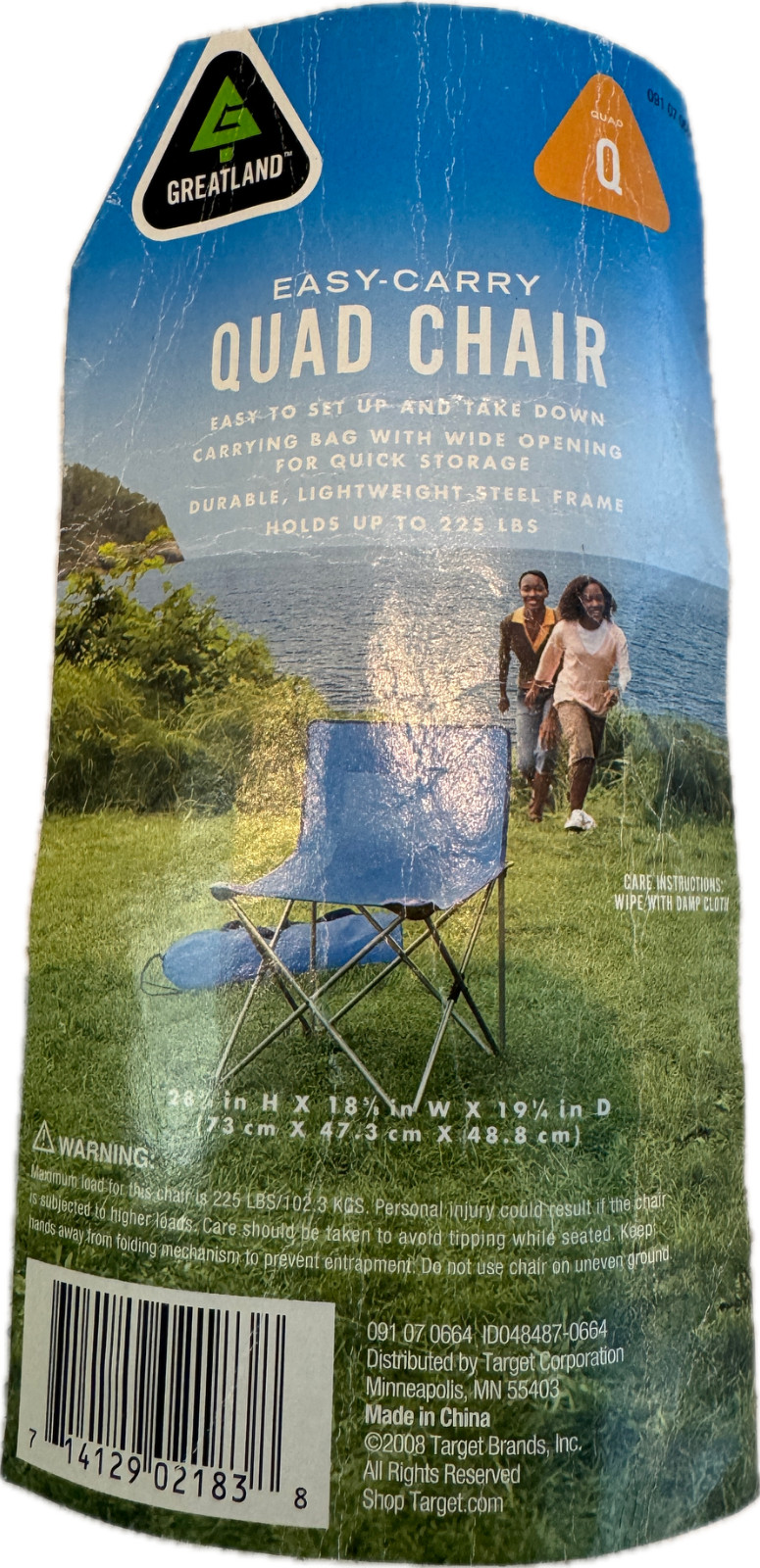 GREATLAND Easy Carry Quad Chair – Lightweight, Durable, Folds Fast!