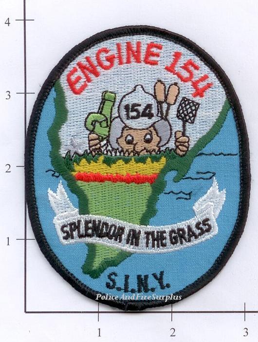 New York City NY Fire Dept Engine 154 Patch v2