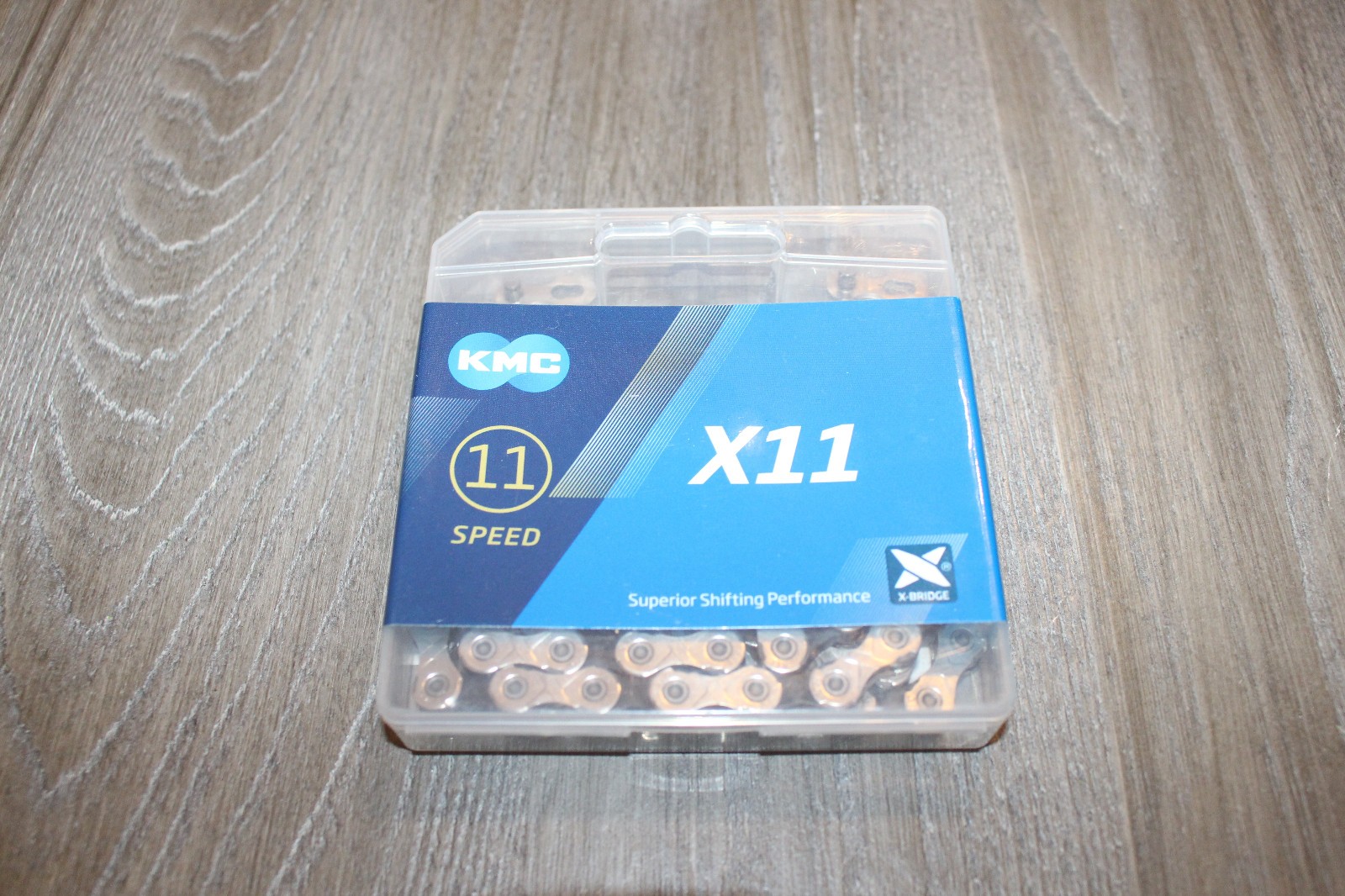 KMC 11 Speed Chain X11 - Silver/Black Compatible w/ Shimano, Campagnolo, & SRAM