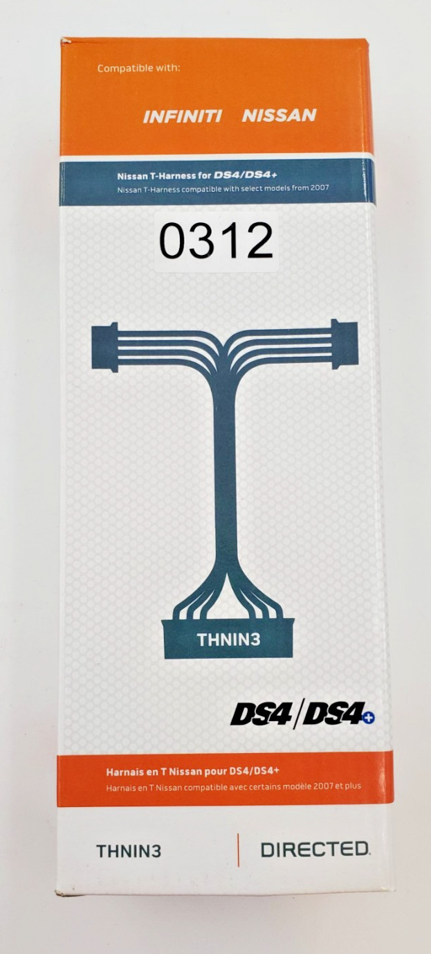Directed Electronics THNIN3 DS4 DS4+ T-Harness Nissan
