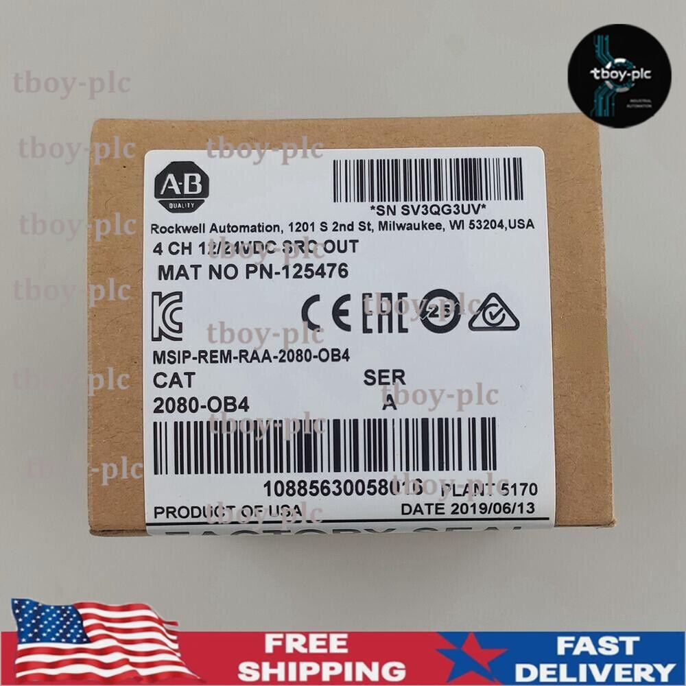 2080-OB4 AB Micro800 4 Point Source Output Spot Goods Brand New in Box!