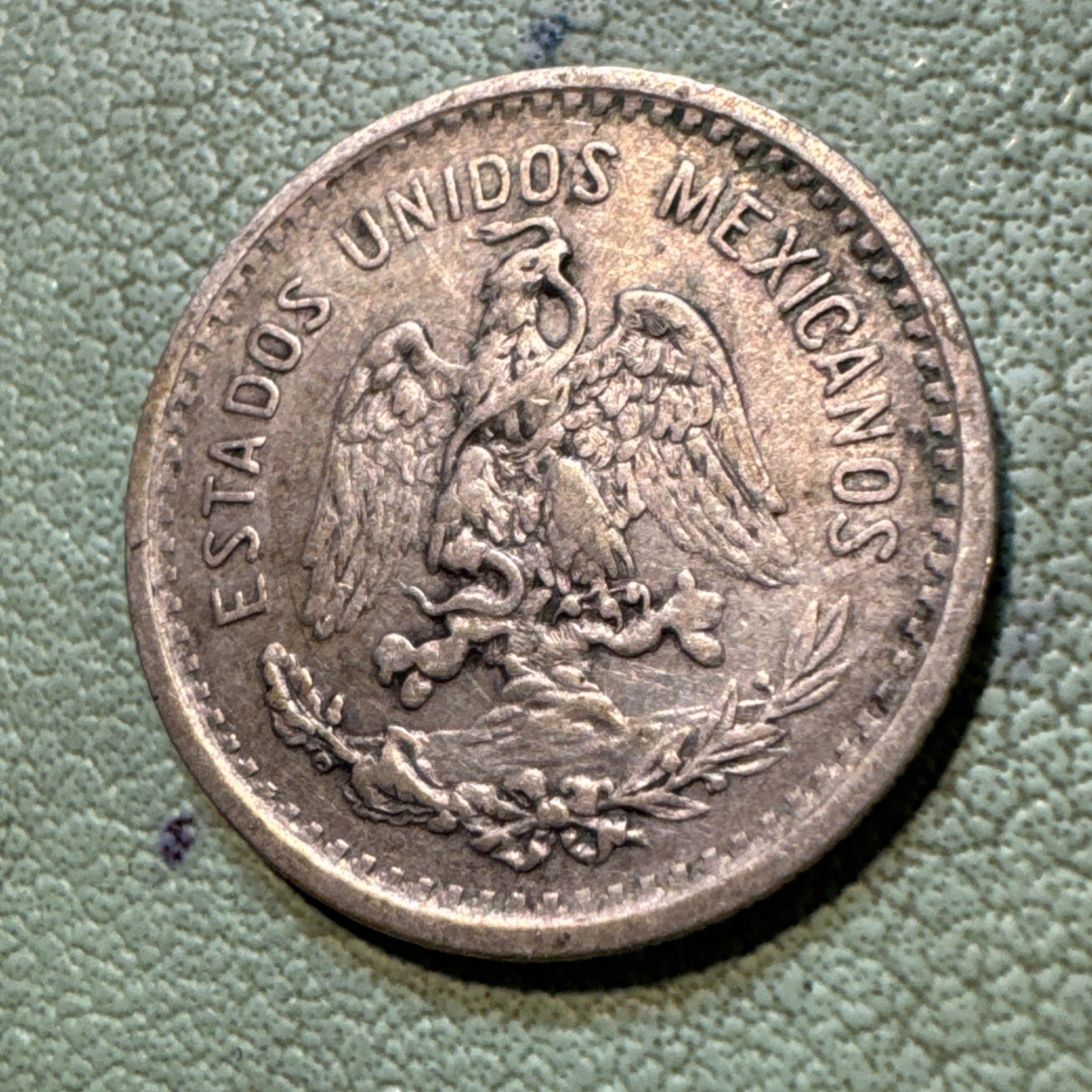 Mexico - 1905 Silver 10 Centavos Eagle Snake Reverse Nice