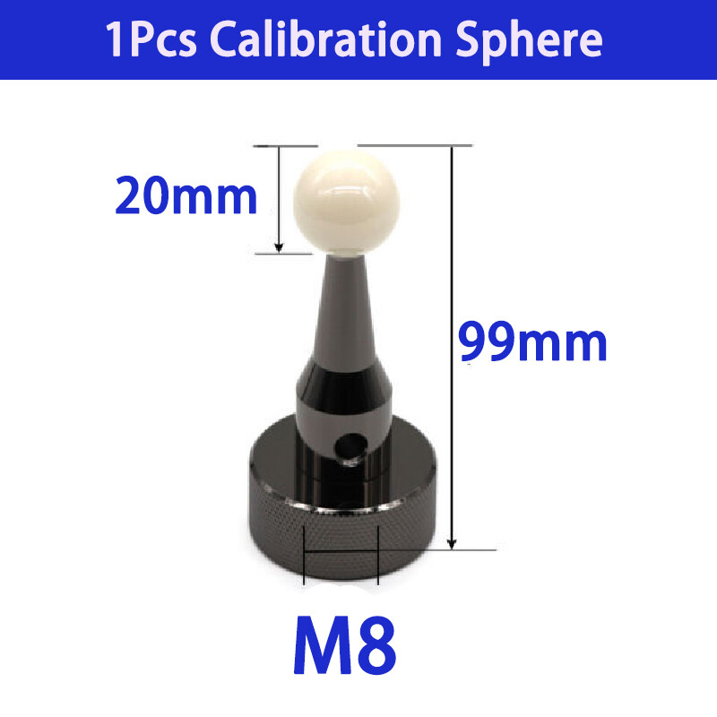 Calibration Sphere Ceramic Standard Ball calibration test ball 20mm thread L99
