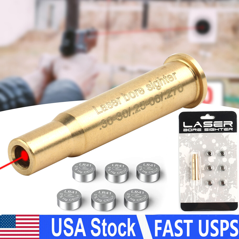30-30WIN/.25-06/.270 Red Laser Bore Sight Boresight Shooting Training Cartridge