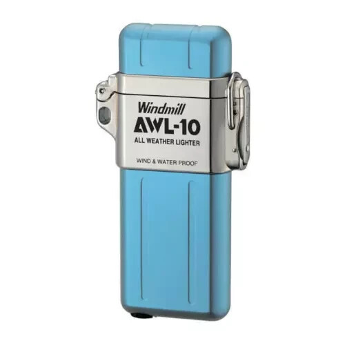 WINDMILL Lighter AWL-10 Blue Turbo Waterproof and Windproof Japan New!!