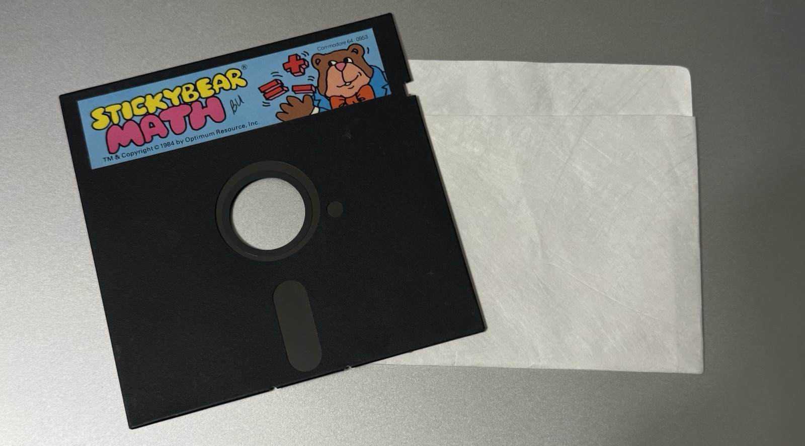 Stickybear Math Software VTG 1984 Commodore 64