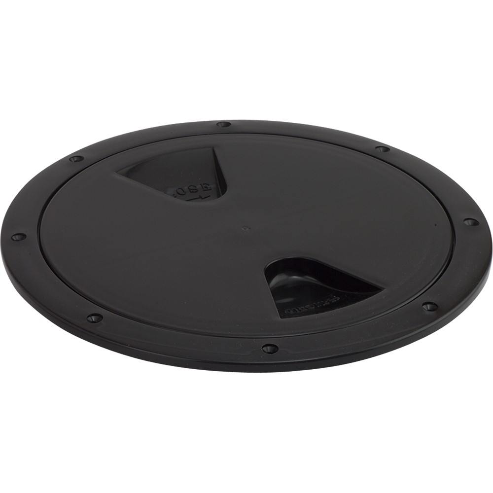 Sea-Dog Screw-Out Deck Plate - Black - 5" SEA-DOG LINE 335755-1  Expedited Shipp