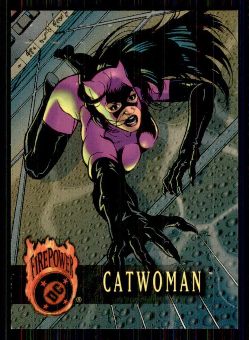 1996 Skybox Fleer DC Outburst Firepower #65 Catwoman