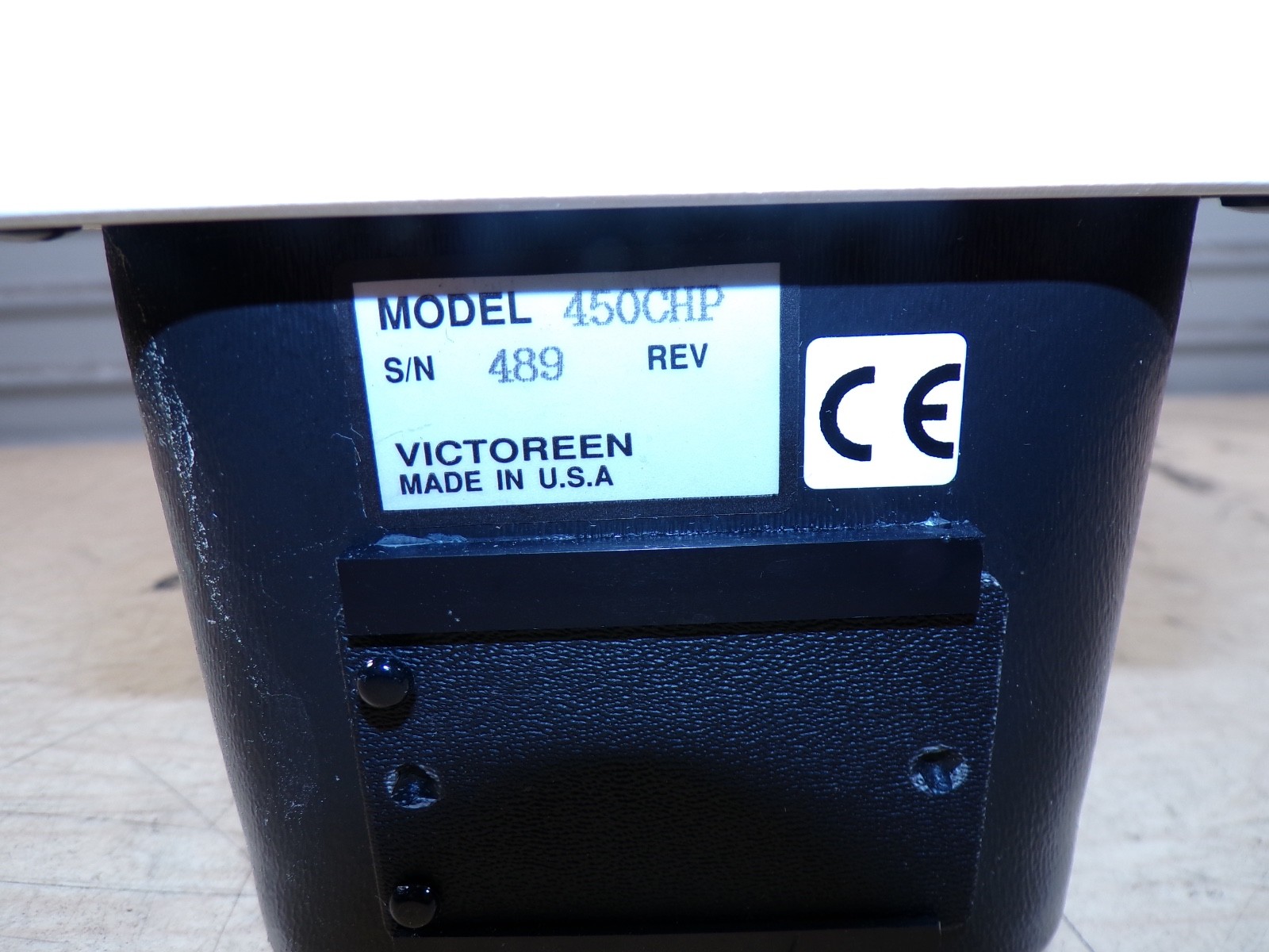 VICTOREEN 450 RADIATION METER COUNTER UNTESTED