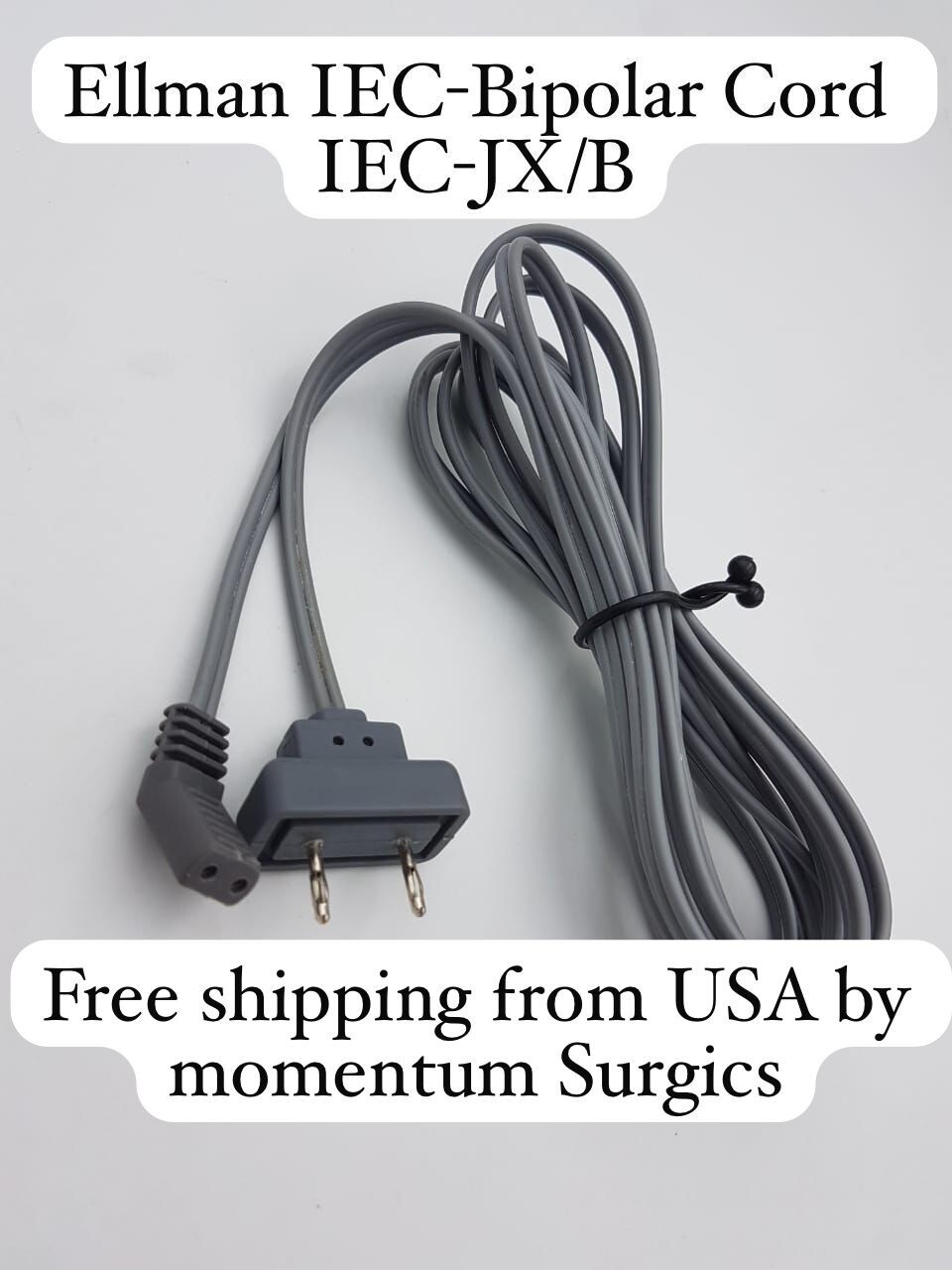 IEC-Bipolar Cord IEC-JX/B Silicone Wire Reusable CE New Free shipping USA