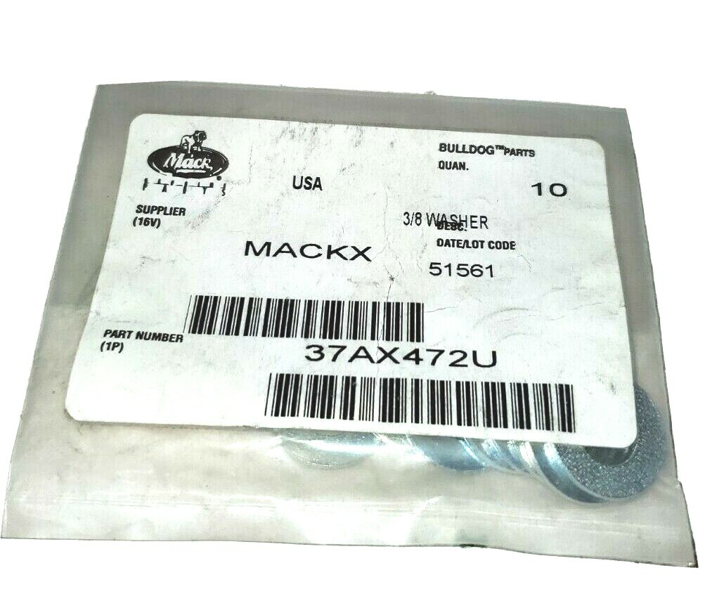 ( 10 Pieces ) Mack 37AX472U 3/8 WASHER