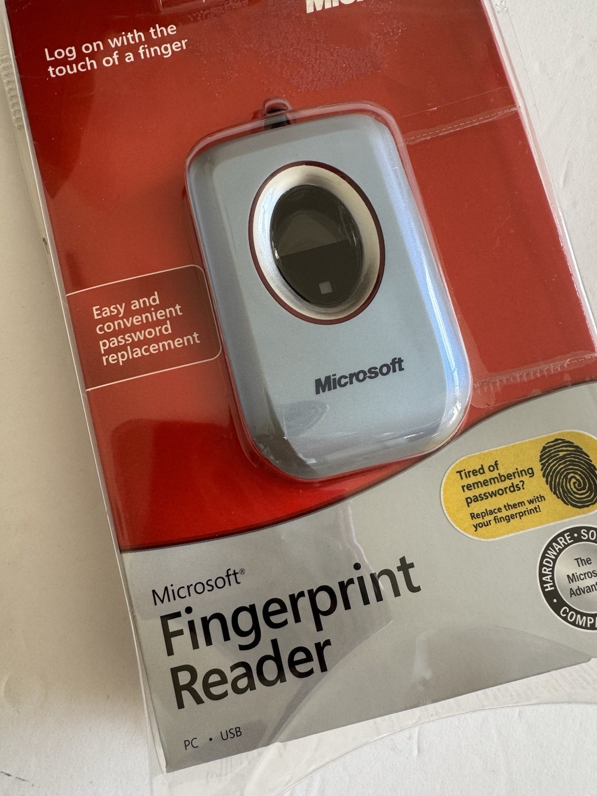 Microsoft Fingerprint Reader USB Sealed Windows X10-49253
