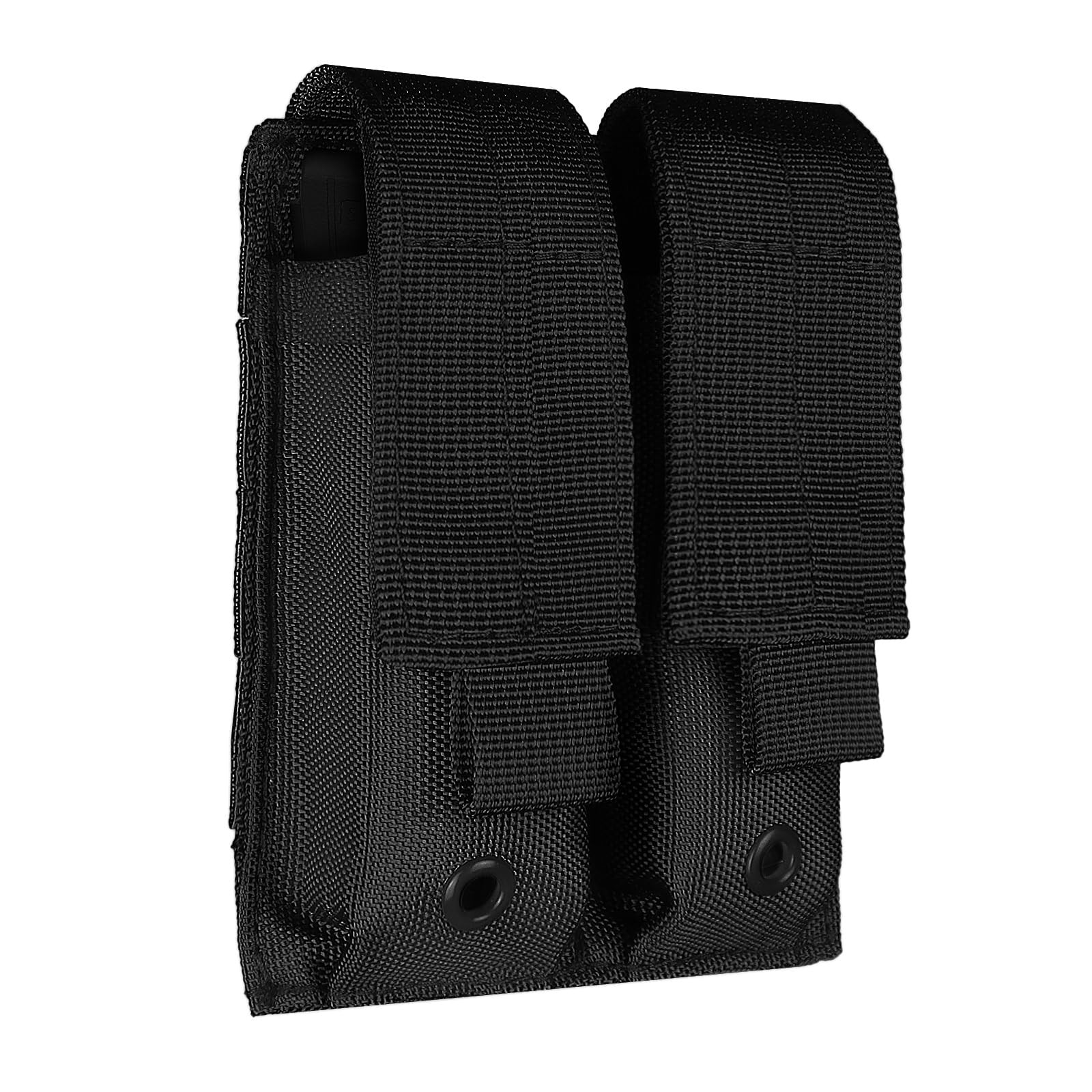 ELVO Pistol Magazine Holster, Double 9mm Mag Pouch, Open-Top Dual Black