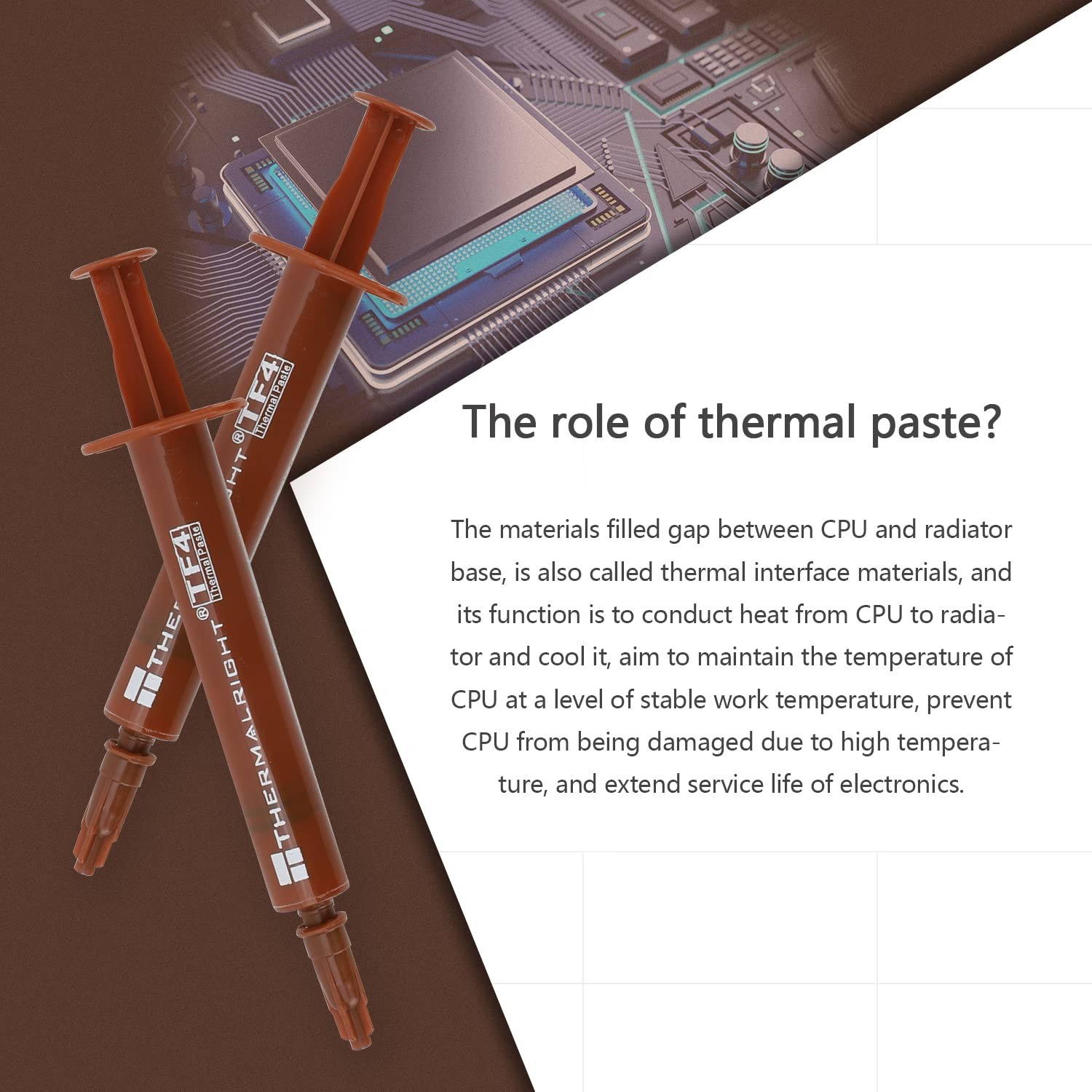 TF4 1.5g Thermal Compound Paste for Coolers, Heat Sink Paste High Durability ...