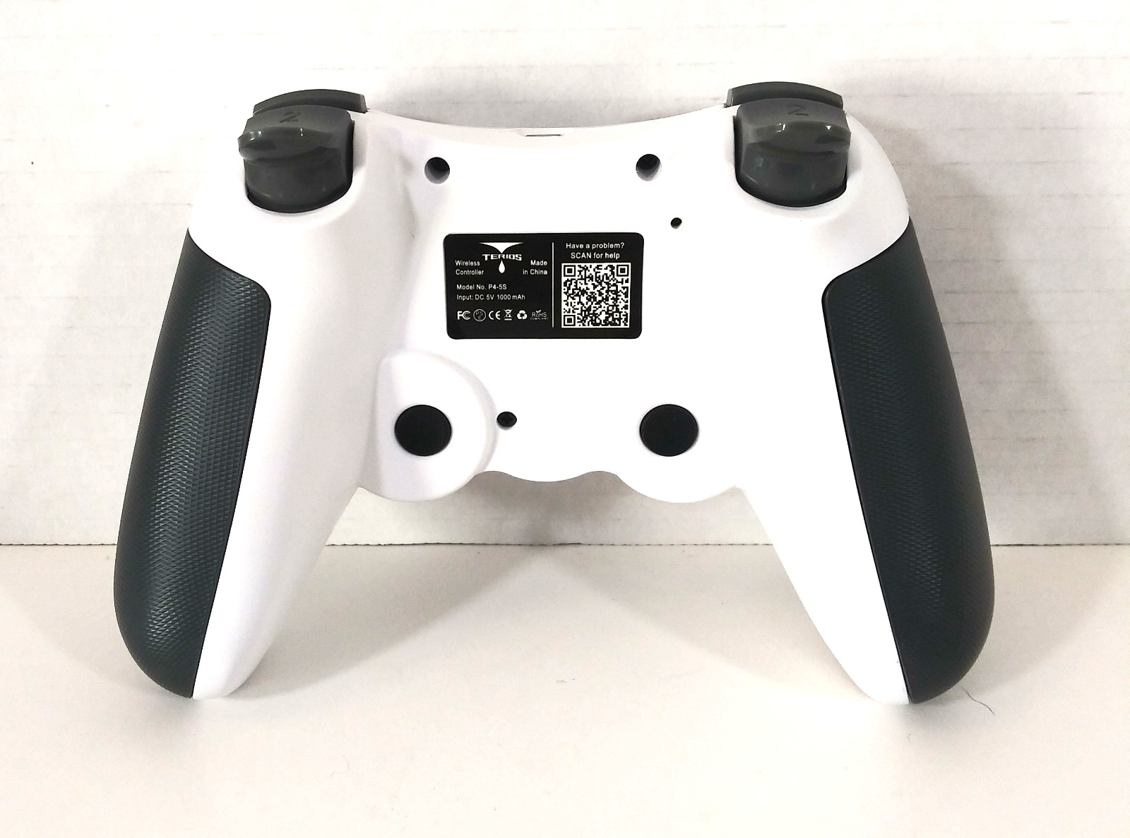 Terios P4-5S White Wireless Gaming Controller For PS4 Vibration with Turbo NEW