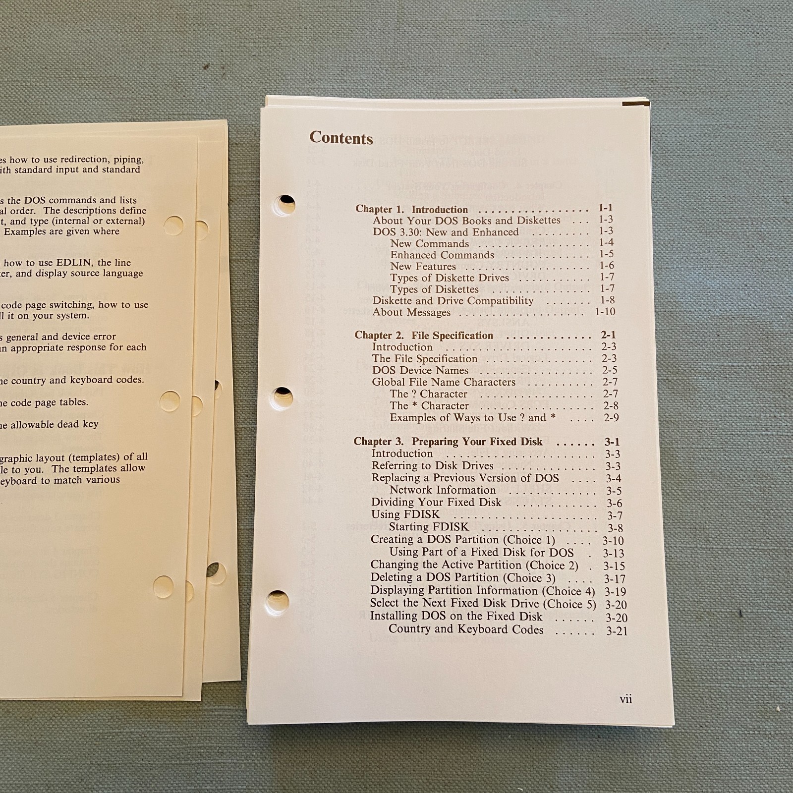 IBM Disk Operating System Version 3.30 Reference 1st Ed. 1987 Programming Family