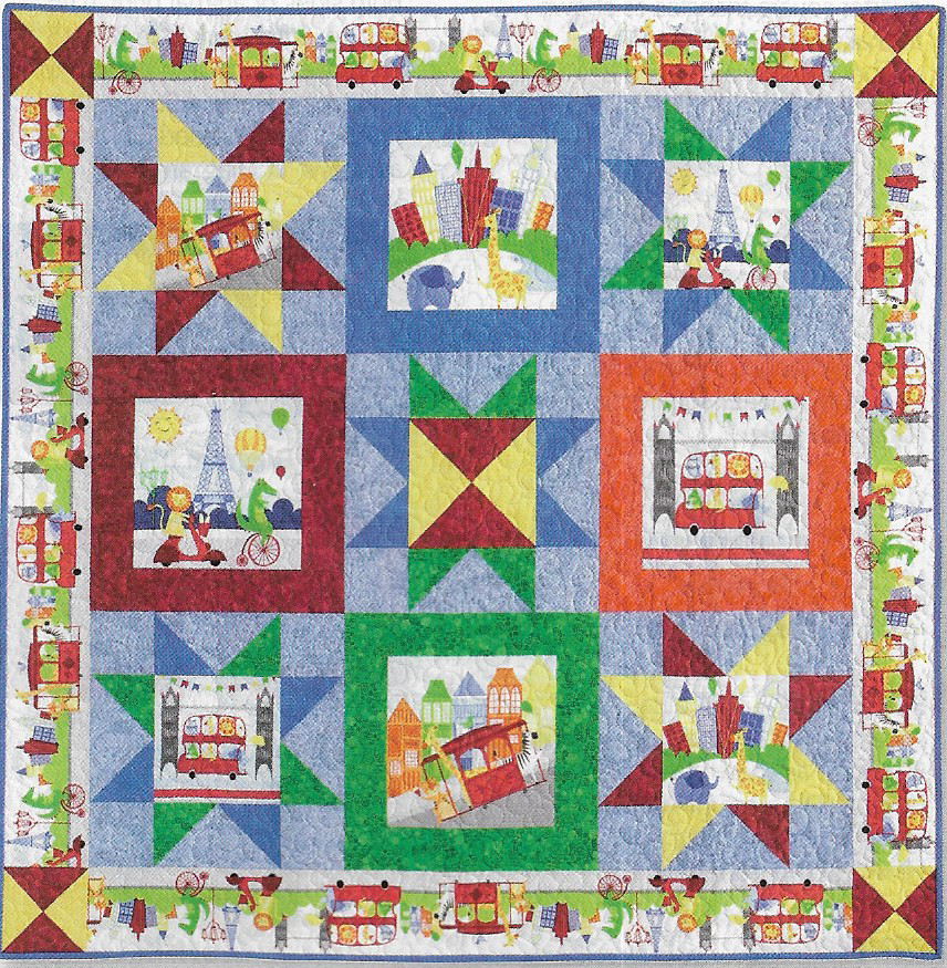 Zoo City Quilt quilting pattern instructions