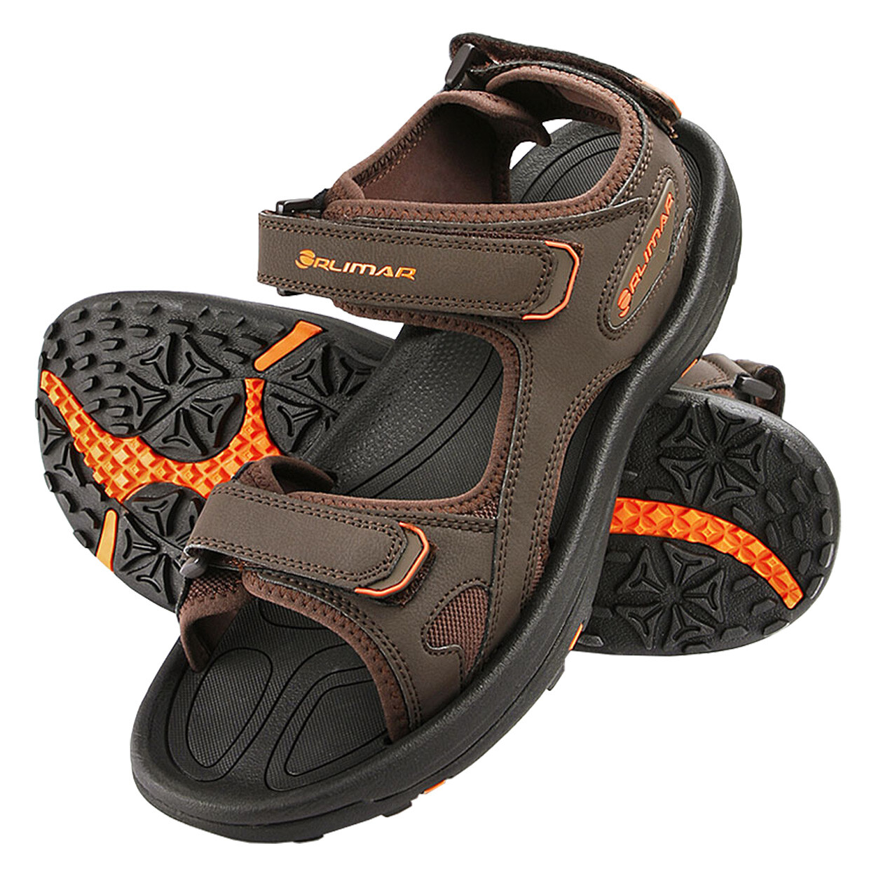 Orlimar Men's Hook and Loop Closure Spikeless Golf Sandal, Brand New