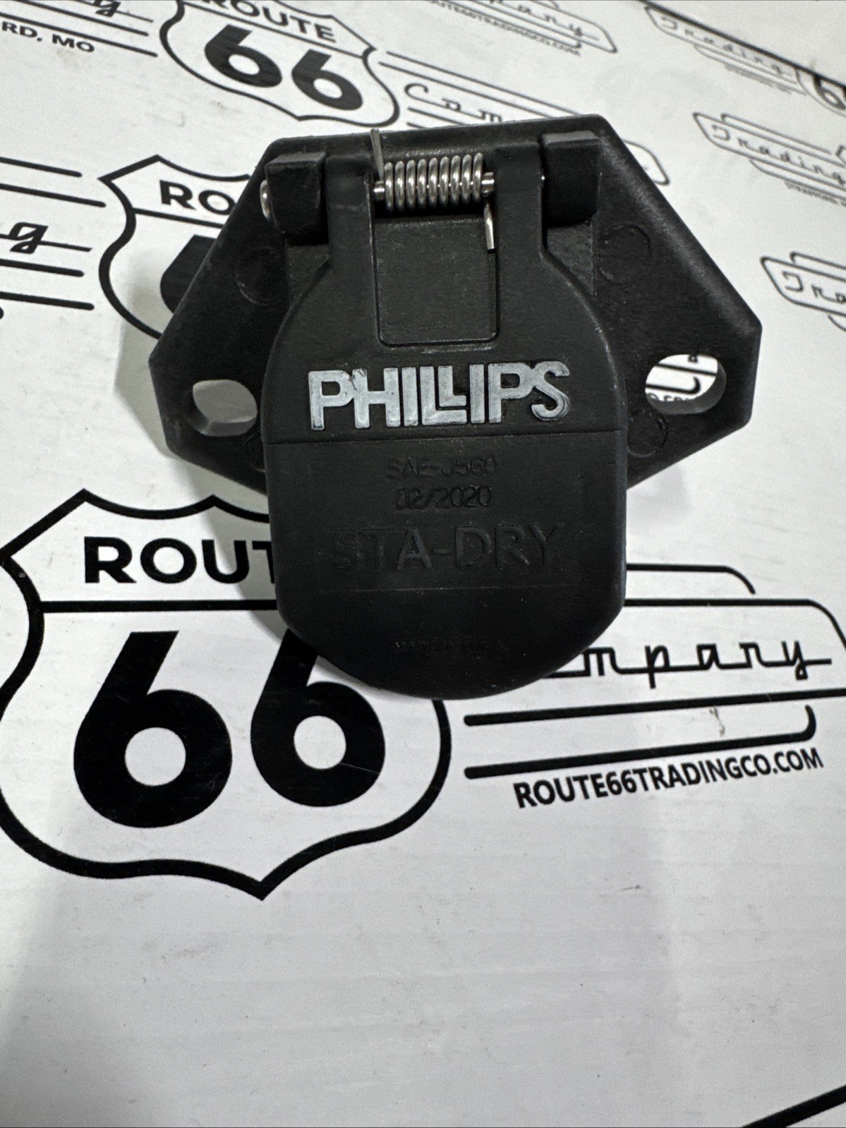 Phillips 16-722 Stay Dry Socket 7 Way Plug Receptacle New