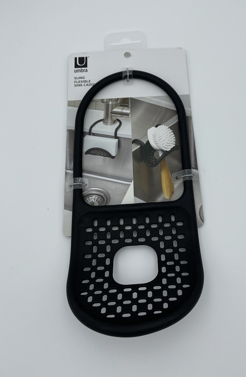 Umbra Flexible Sling Sink Caddy Black