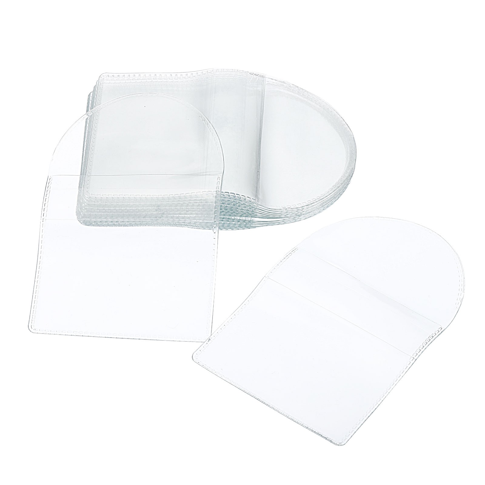 2.6"x2.6" Coin Sleeves Holders Pocket Coin Flip Coin Protector Pouch Clear 100pc