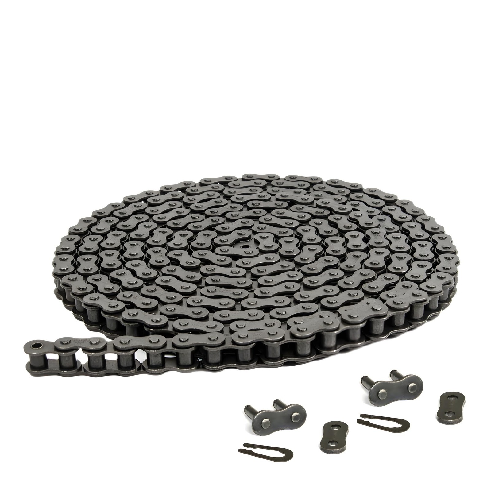 Jeremywell 50 Roller Chain 10 Feet with 2 Connecting Links 2 Master Link