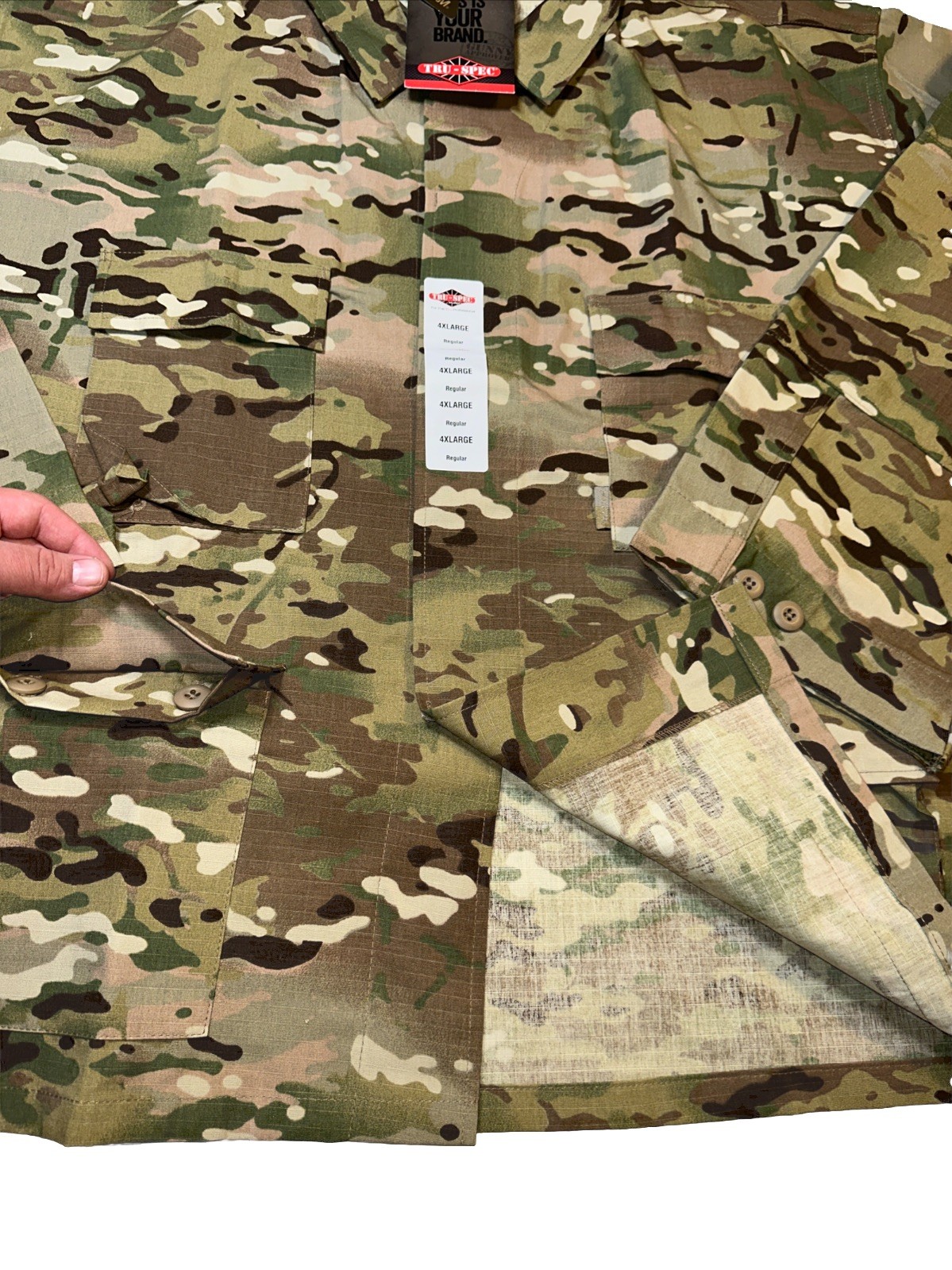 TRU-SPEC Multicam BDU Shirt 4 Pockets 4XLR