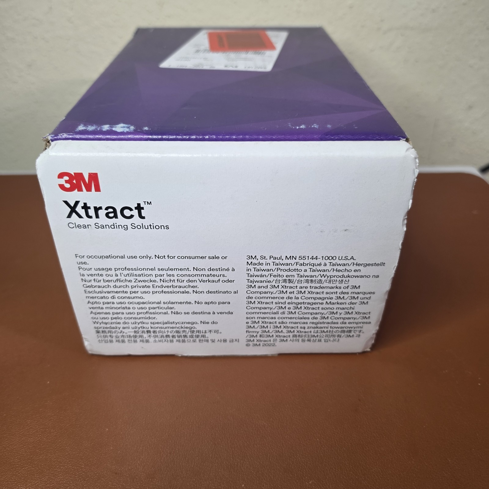 3M 88945 Xtract Pneumatic Random Orbital Sander, 5 in, Self-Generated Vacuum