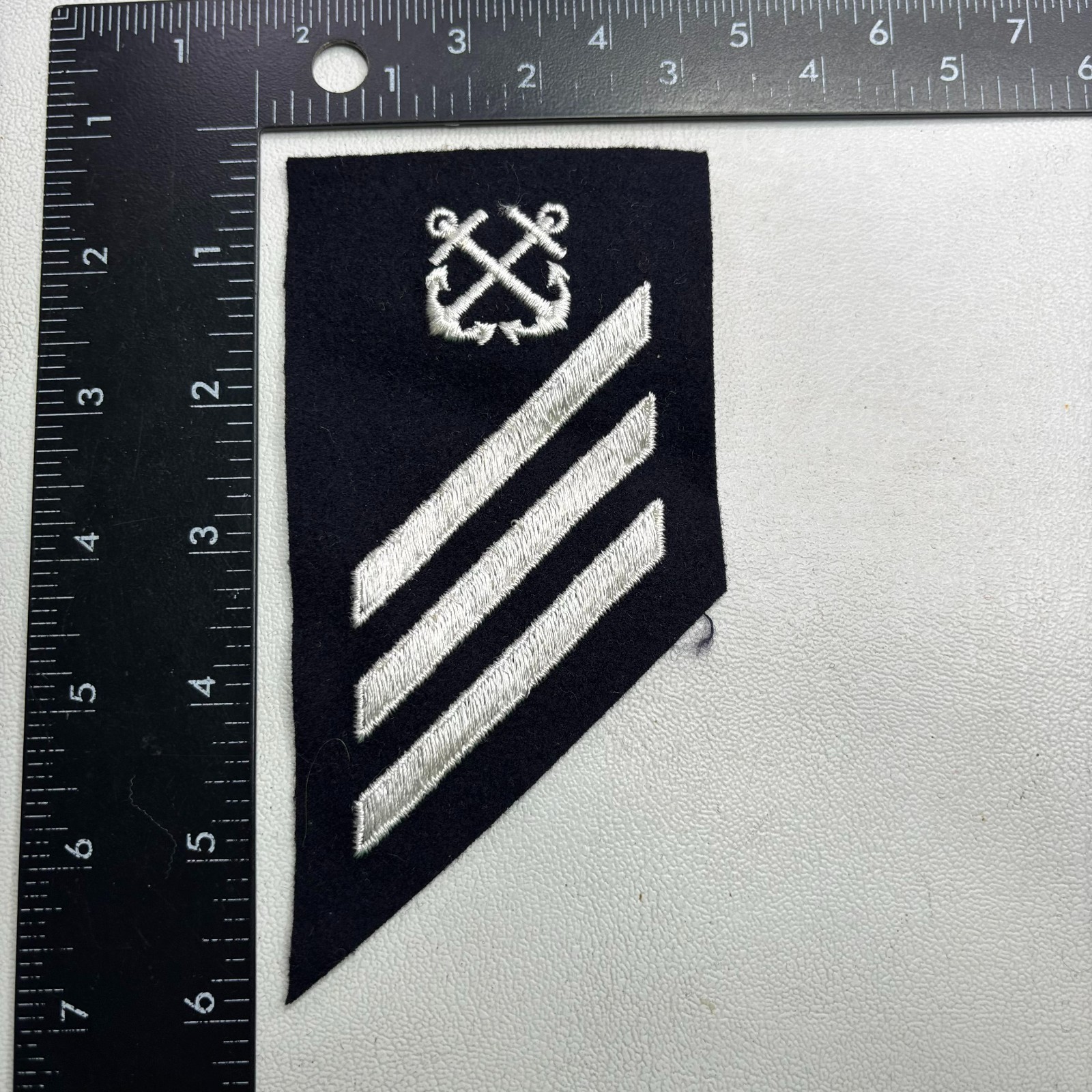 Vtg US Navy BOATSWAIN'S MATE BMSN E-3 Combo Ratings Badge Patch (Military) 00!E