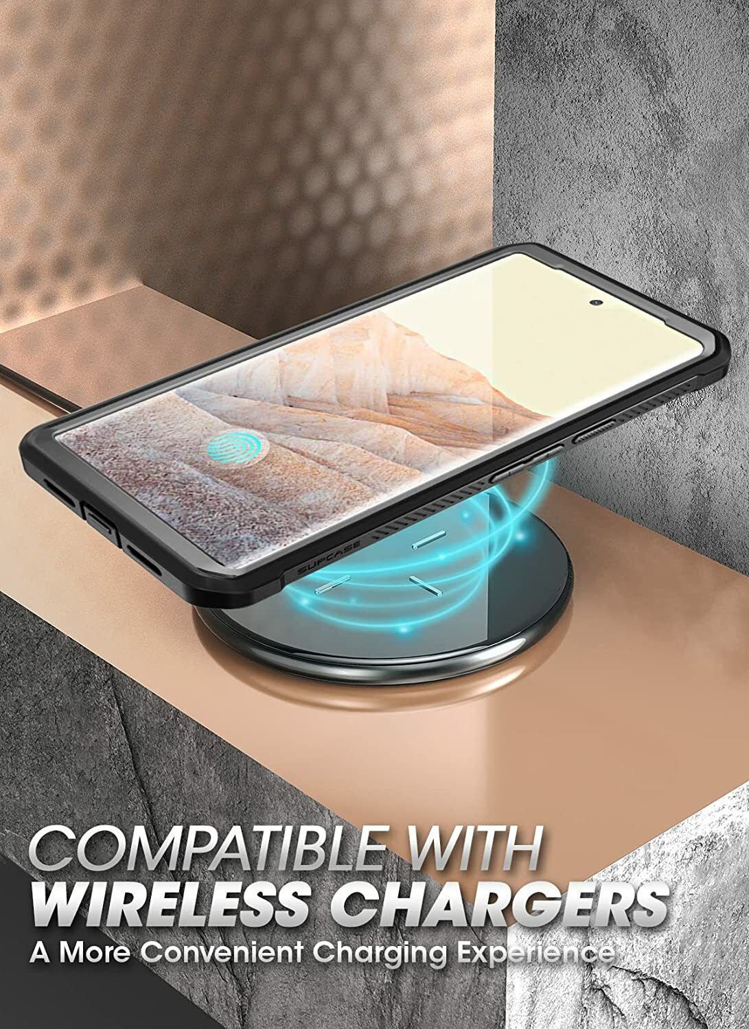 For Google Pixel 6 Pro, SUPCASE Rugged Shell 360 Case w/ Screen Protector Cover