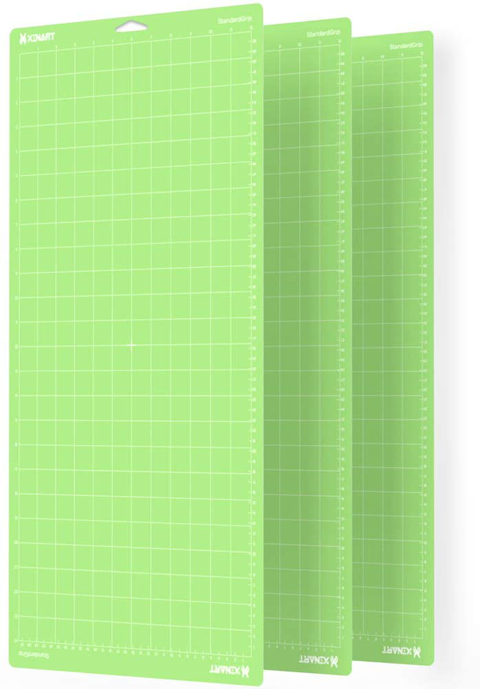 Xinart Cutting Mat For Cricut Maker Standard Grip 12" x 24"  3 Pack