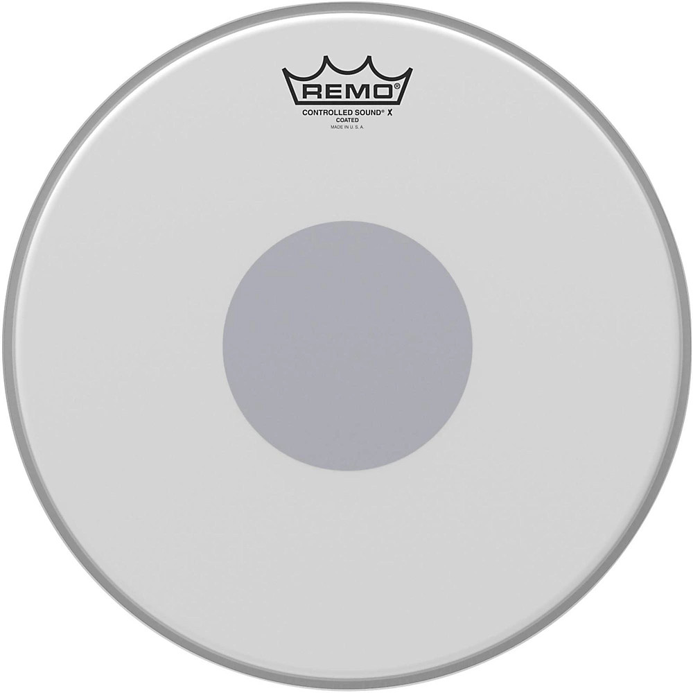 Remo Controlled Sound X Black Dot On Bottom 13" Coated