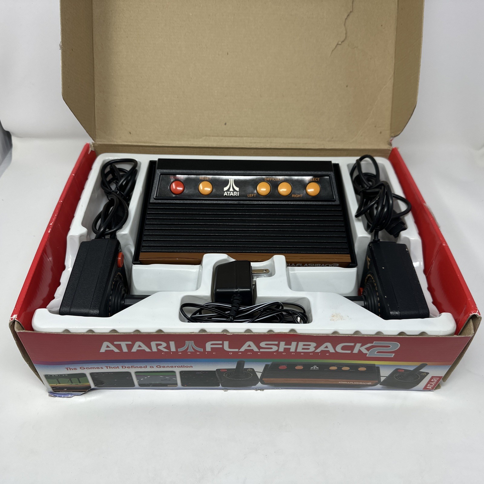 Atari Flashback 2 Arcade Games in 1 System Complete With Box (Open)
