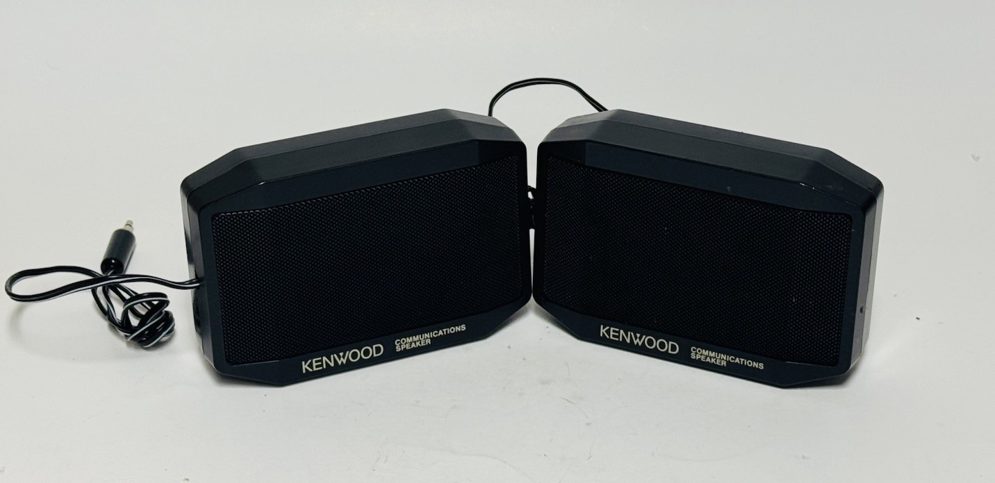 Lot of 2 Kenwood Radio Communications Speakers