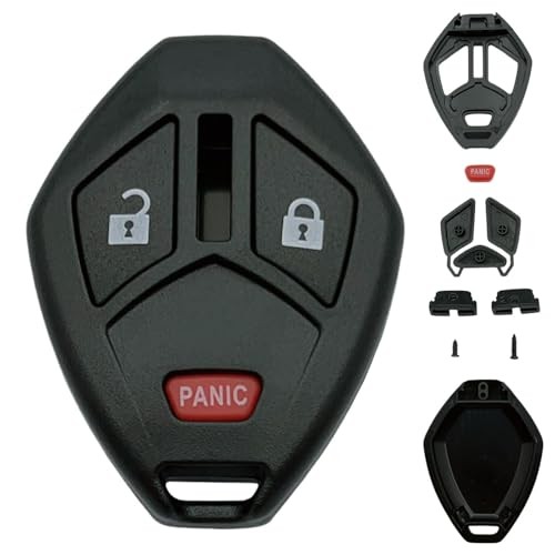Keyless Entry Remote Key Housing Replacement for Mitsubishi 3 button 1 pcs