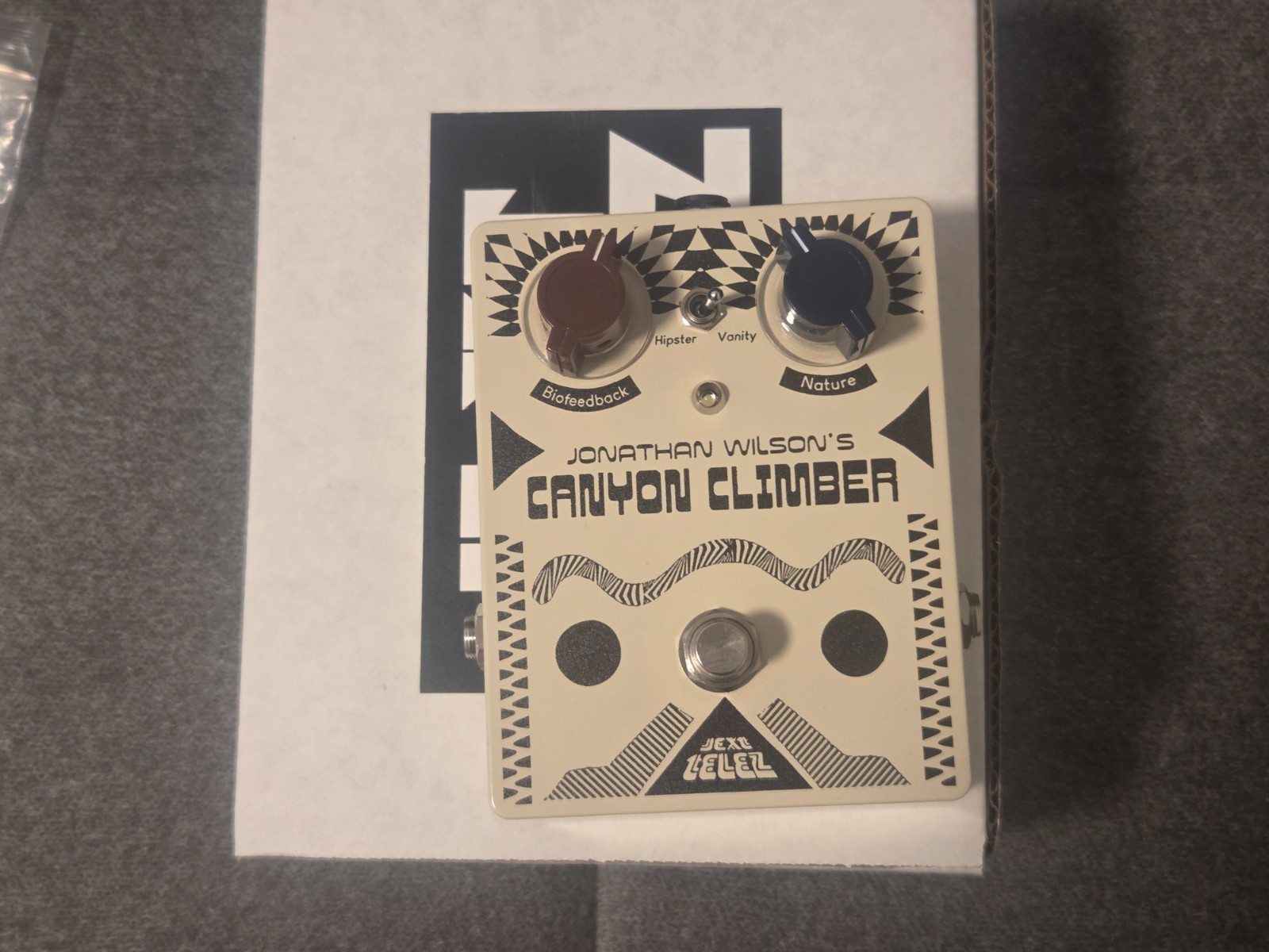 Jext Telez Canyon Climber 2 Fuzz Pedal Almond - Mint In Box