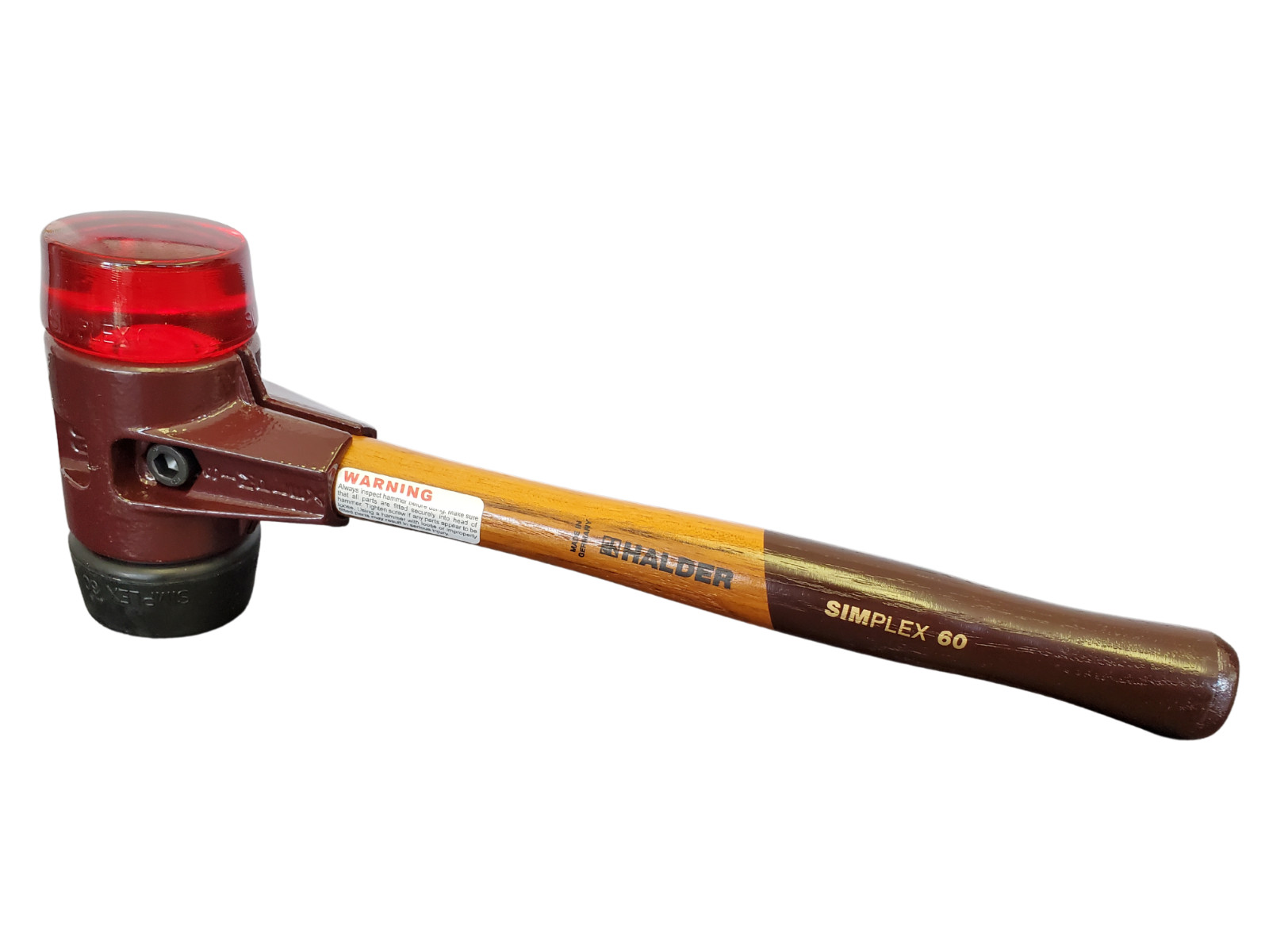 Halder - Simplex Mallet w/ Cast Iron Housing - Composite Rubber and Plastic Face