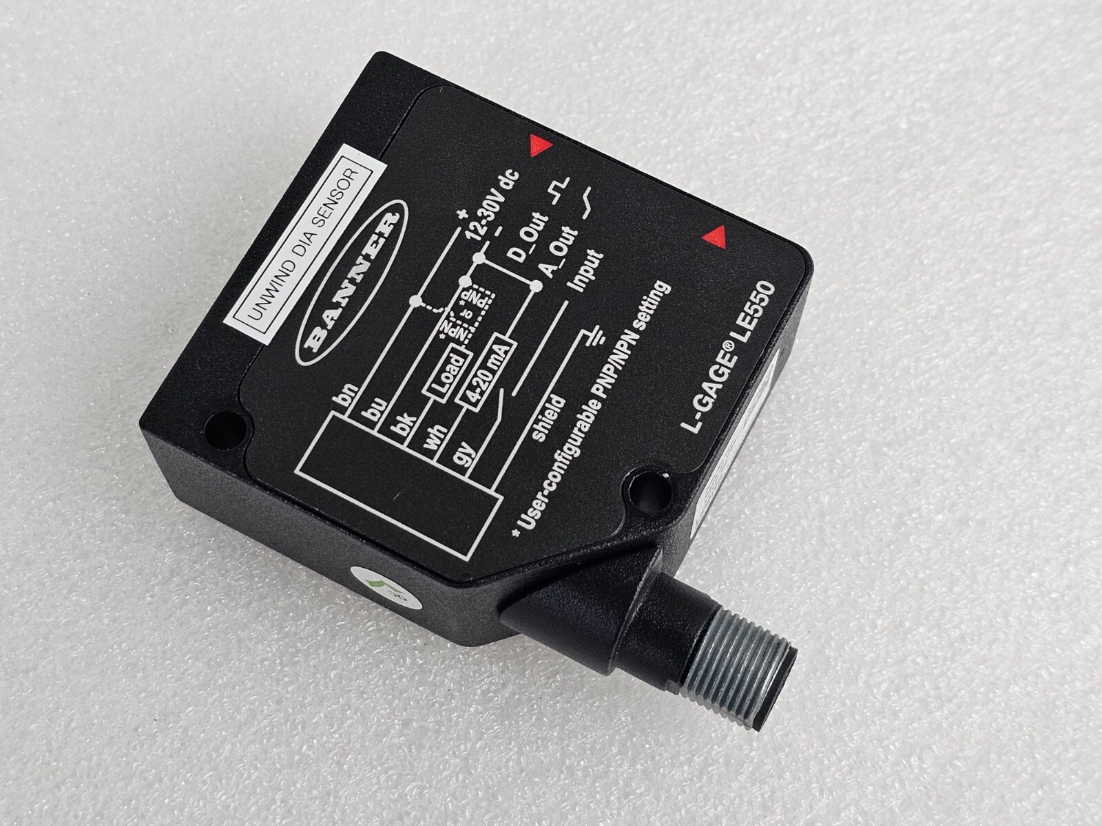 1PC BANNER L-GAGE LE550 Displacement Sensor