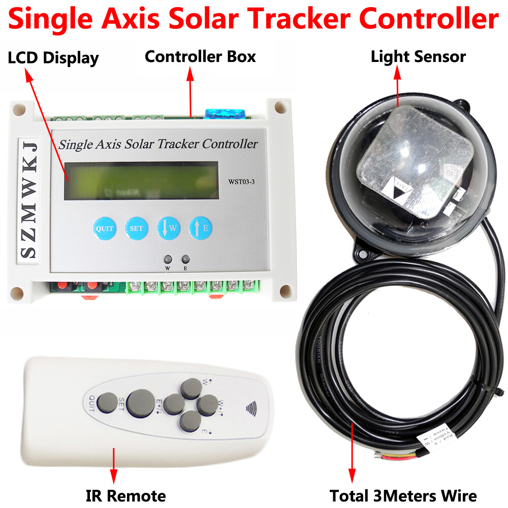 Complete Single/Dual Axis Solar Panel Track Tracker Controller Relay Module Kits