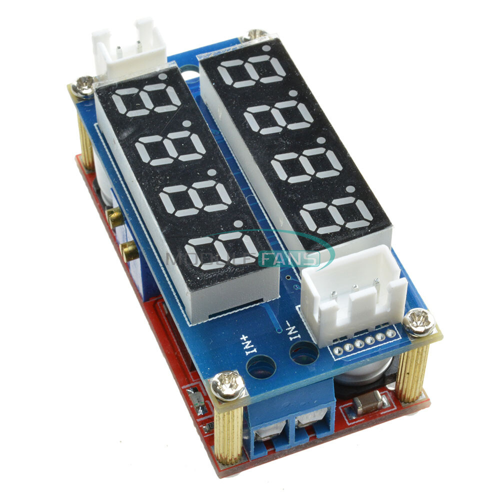 5A CV/CC Display Step Down Adjustable Charge Module LED Panel Voltmeter Ammeter
