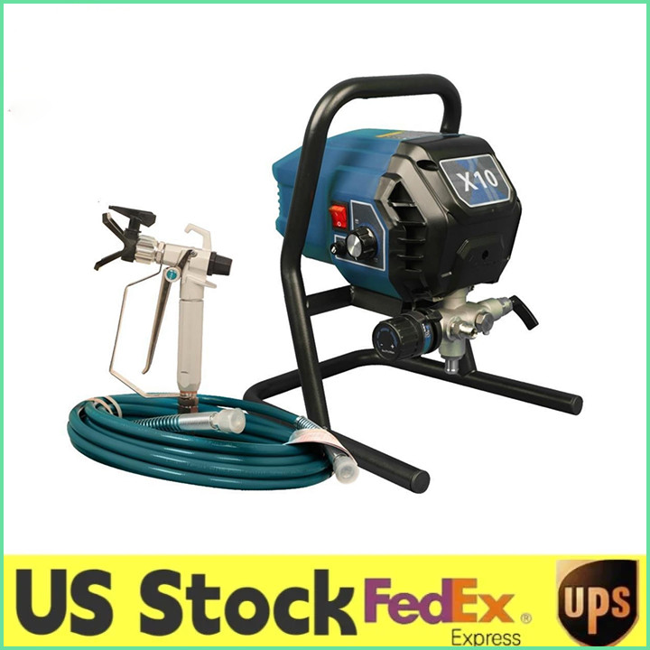 ✨700W High Efficiency Electric 2900PSI Stand Airless Paint Sprayer W/4 Modes&Rod