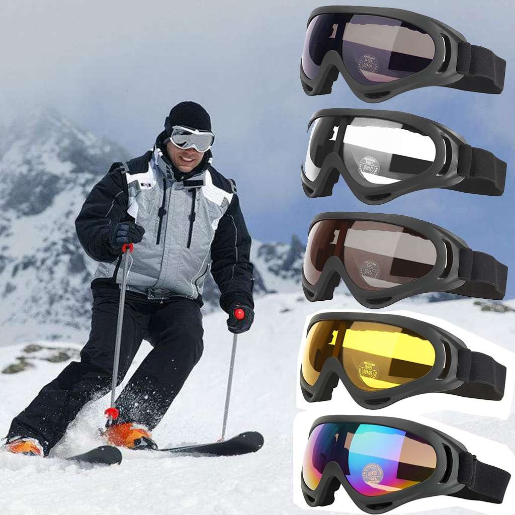 Men Women Snow Ski Goggles Anti-fog Lens Snowboard Snowmobile Motorcycle Winter