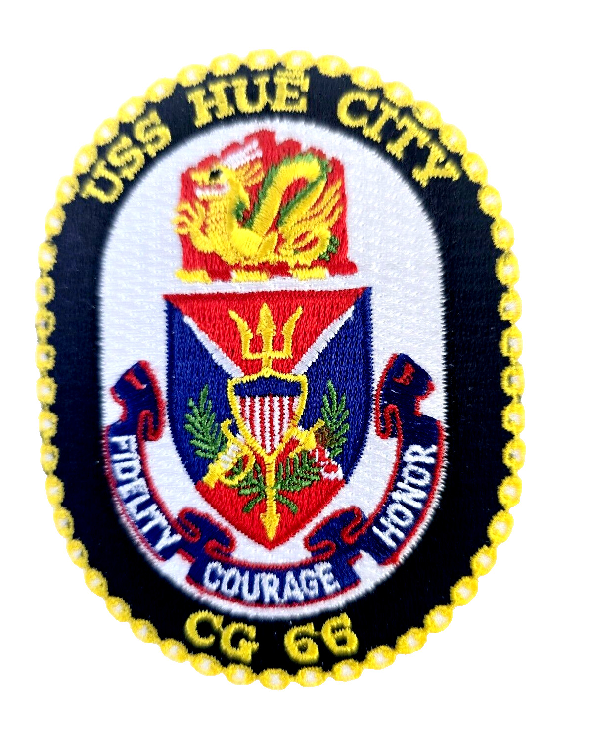 USS Hue City CG 66 Patch Embroidered US Navy Military Patch