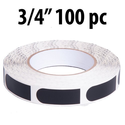 KR Strikeforce Sure Fit Bowling Thumb Tape 3/4" Black 100Pc Pkg - Free Ship