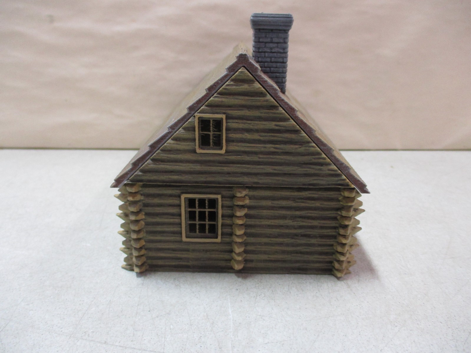 Resin Log Cabin House for Wargaming