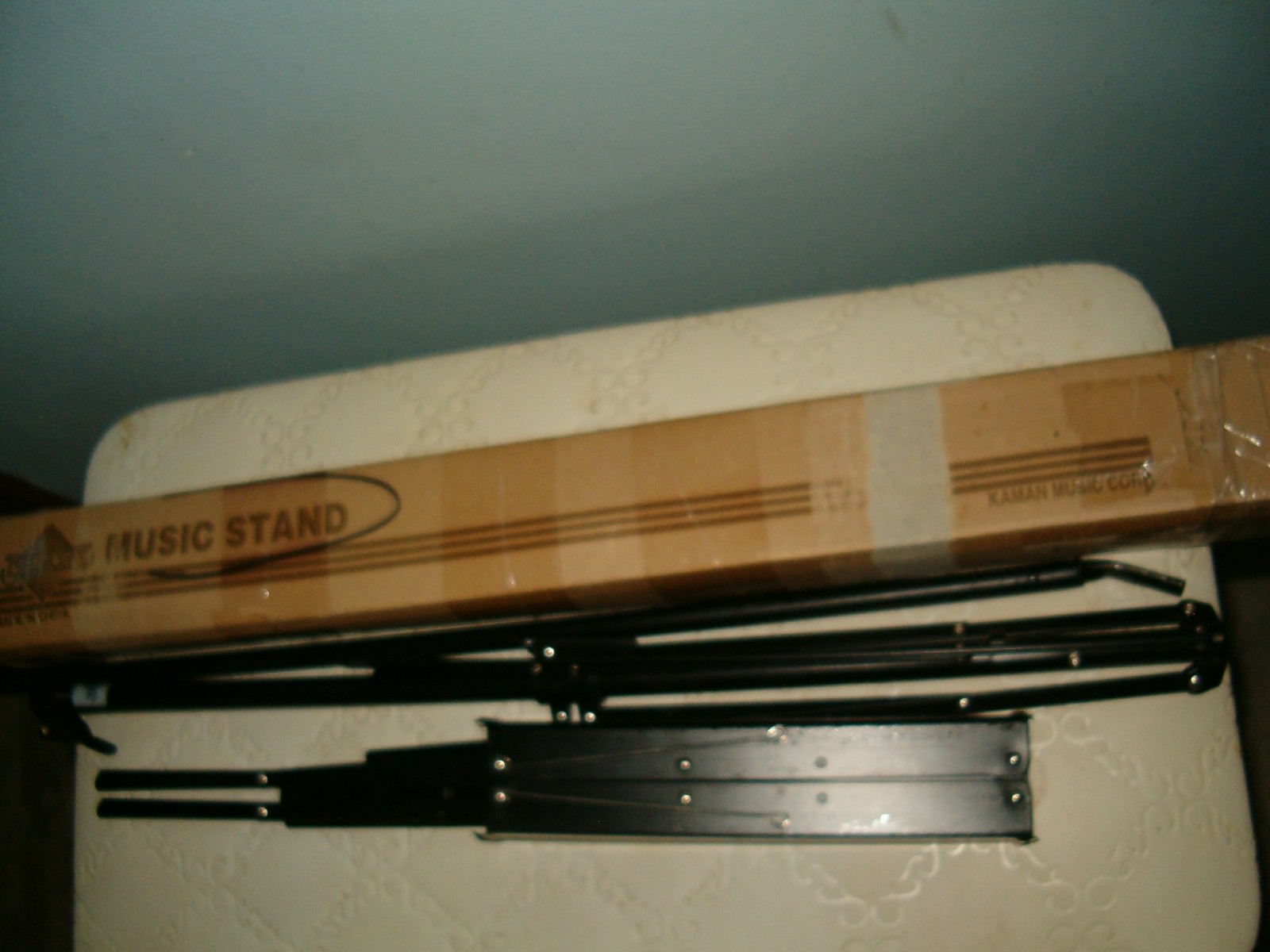 Belmonte 1050BK 2 Section Folding Music Stand Black